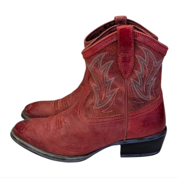 Ariat Billie Western Ankle Boots GUC $180 Size 7B    S3839 - Picture 7 of 13